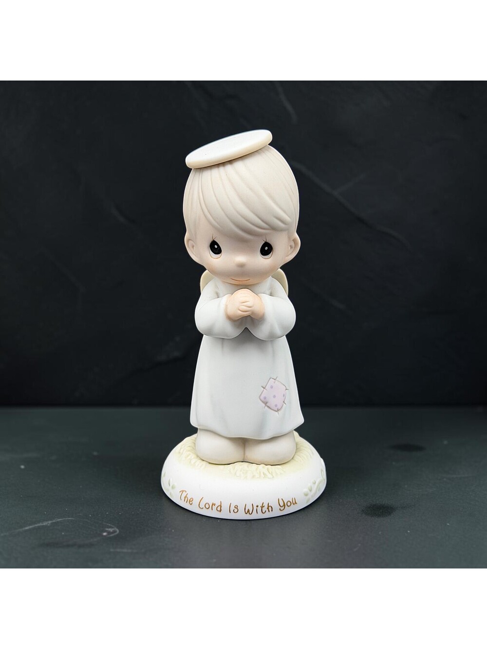 Vtg. Precious Moments 526835 The Lord Is With You Angel Figurine 1995